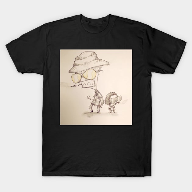 Fear and Loathing Invader Zim Gir T-Shirt by raimundojob